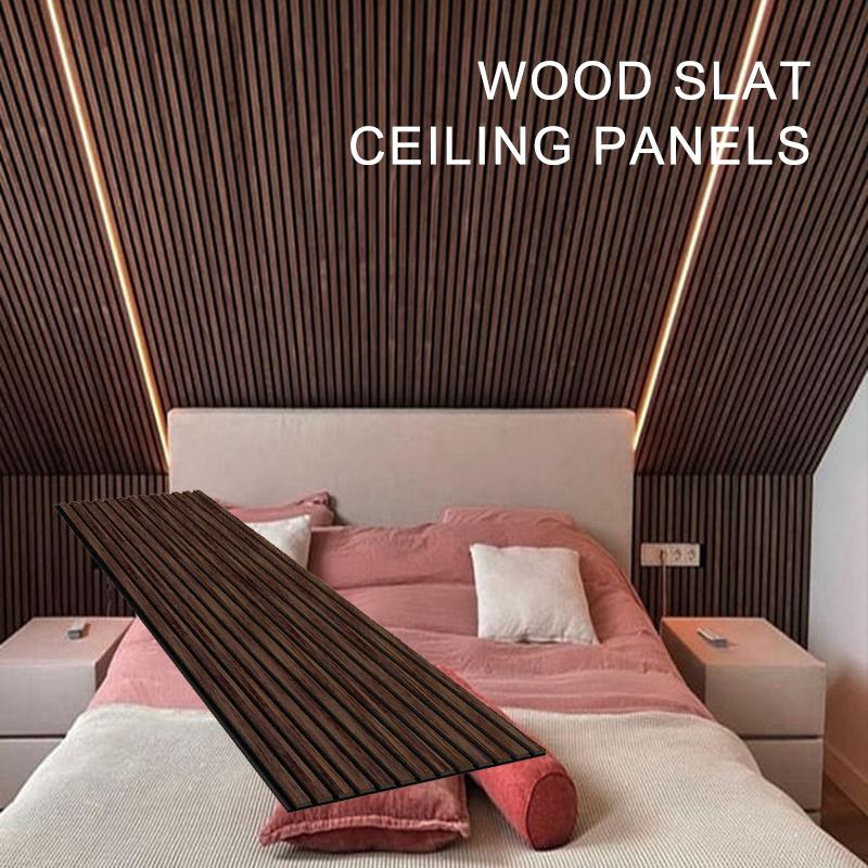 Wood Slat Ceiling Panels for Interior Decoration