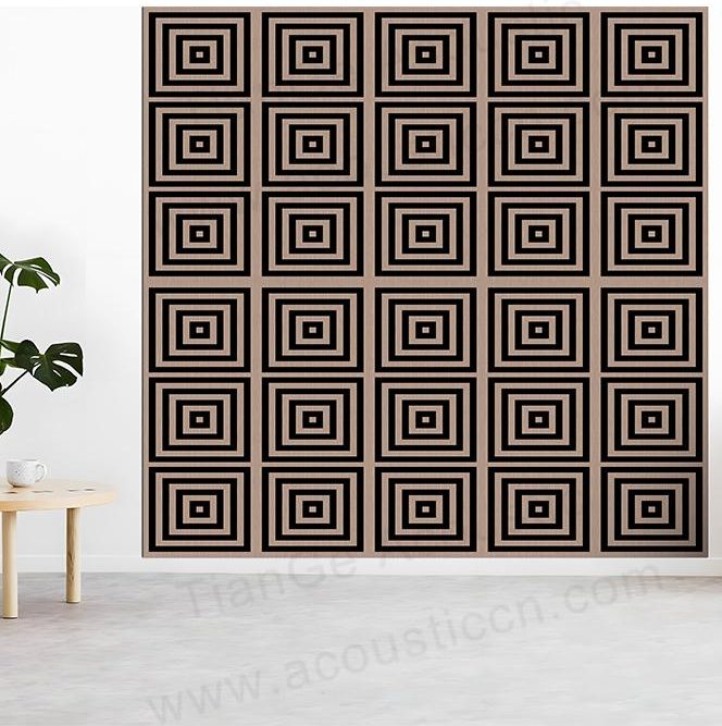 Irregularly Shaped Wood Slat Panels