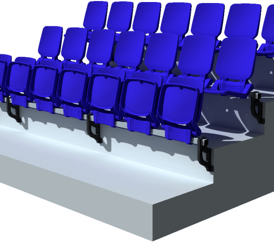 Tip-up Injection Molding PP Seats