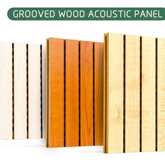 Grooved Wooden Acoustic Panels - Image 4