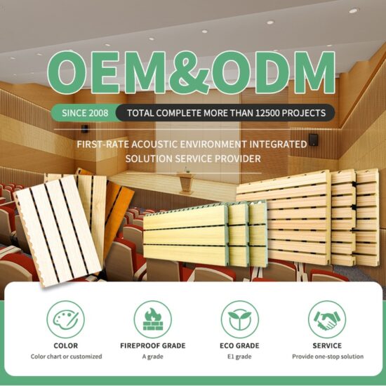 Fireproof Grooved Mgo Acoustic Panel - Image 2