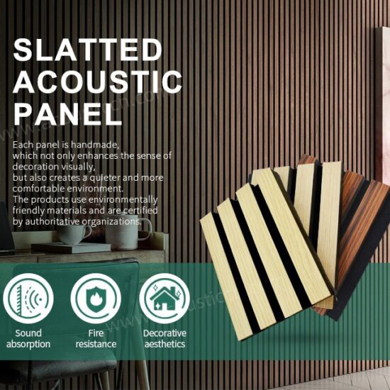 Grooved Slatted Acoustic Panel - Image 3