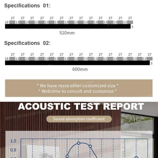 Grooved Slatted Acoustic Panel - Image 6