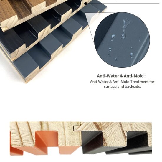 Fluted Wood Panel - Image 3