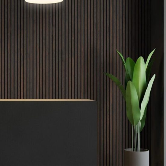 Interior Eco-Friendly Slat Wood Wall Panels