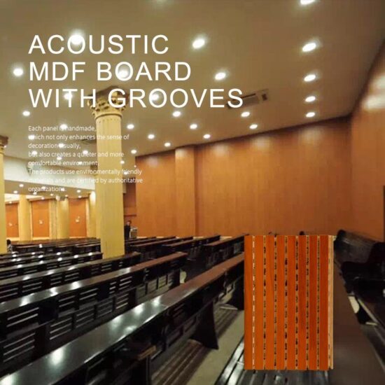 Acoustic Mdf Board With Grooves For Auditorium - Image 6