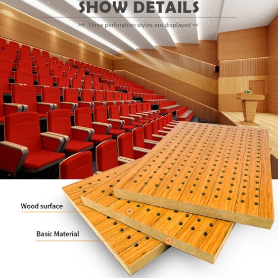 Perforated Wooden Panels For Function Halls - Image 4