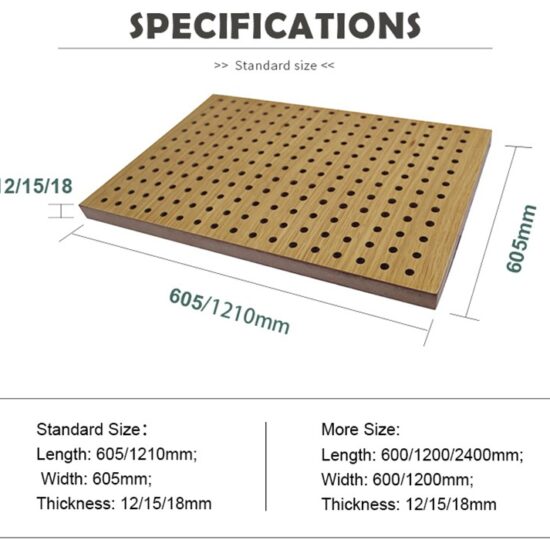 Perforated Wooden Panels For Function Halls - Image 6