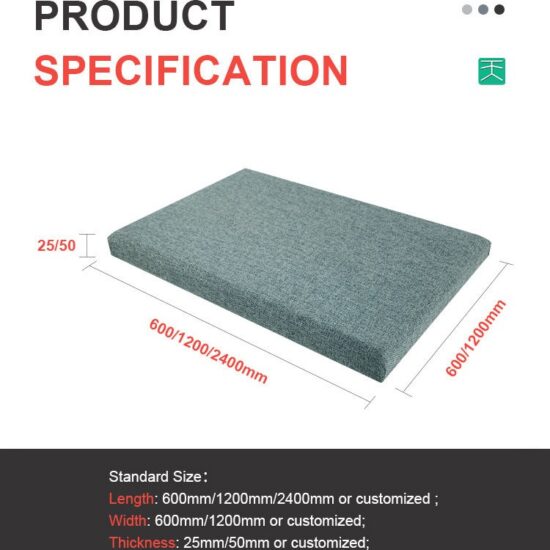 Natural And Colored Fabric Boards For Walls - Image 8