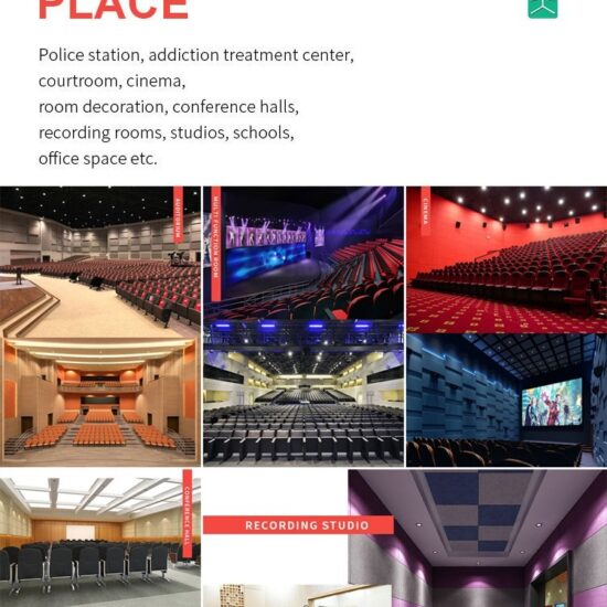 Fabric Wrapped Acoustic Wall Panels for Cinema - Image 8