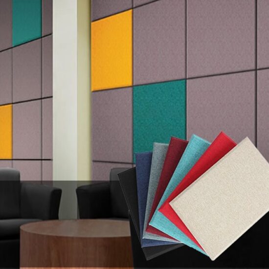 Acoustic Fabric Panels For Reception Room
