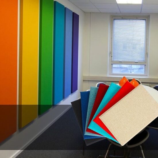 Fabric Wrapped Panels For Corridor