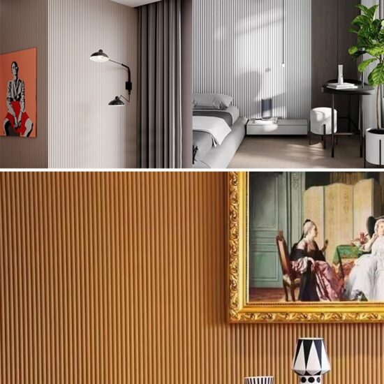 Curved Solid Wooden Fluted Panels - Image 8