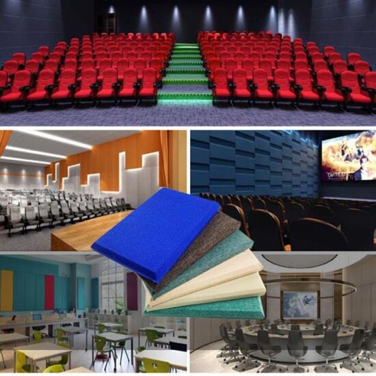 Exquisite Stretched Acoustic Fabric Wall Panels