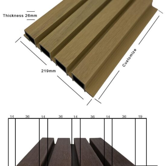 WPC Wood Plastic Composite Wall Panel - Image 8