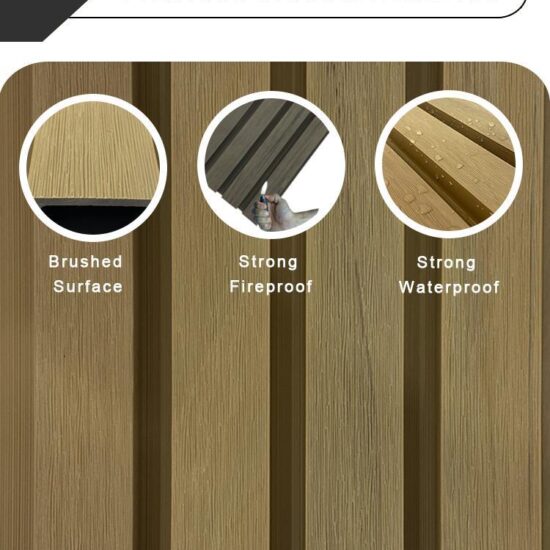 WPC Wood Plastic Composite Wall Panel - Image 5