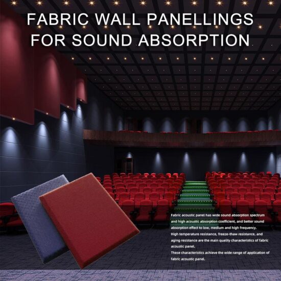 Fabric Wall Panellings for Sound Absorption