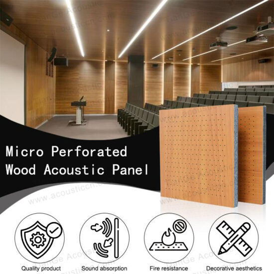 Micro Perforated Wood Acoustic Panel