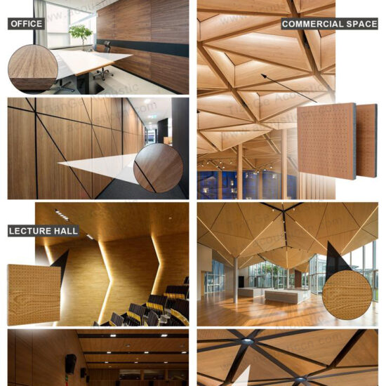 Perforated Wooden Panels For Function Halls - Image 7