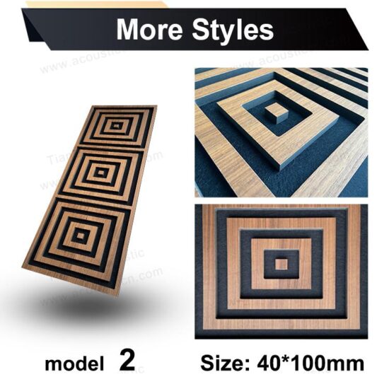 Irregularly Shaped Slatted Wall Panels - Image 3