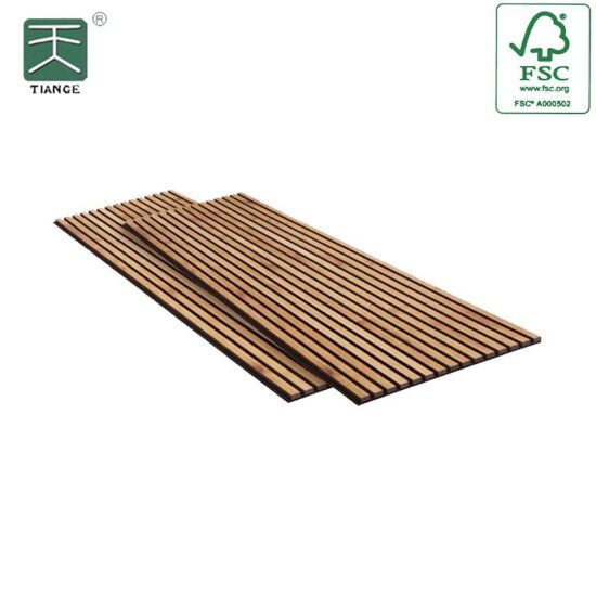 Acoustic Wood Slat Wall Panels Enhance Decor - Image 13