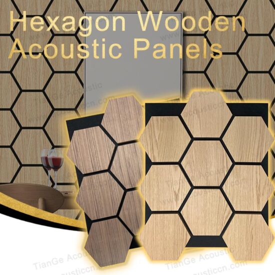 Hexagon Wooden Acoustic Panels - Image 3