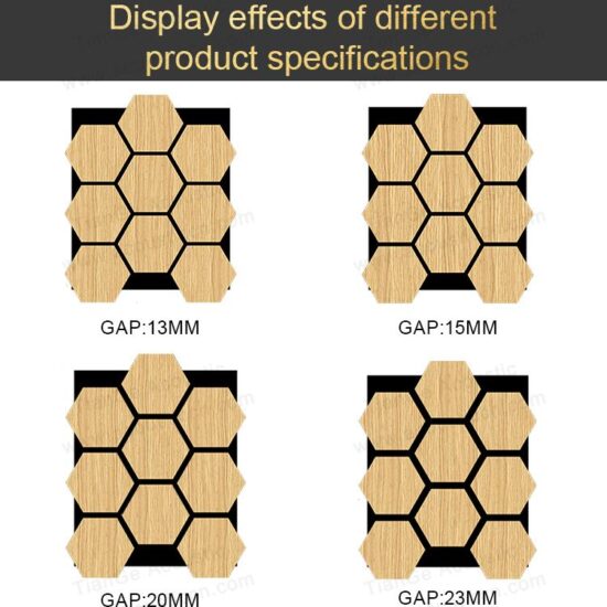 Hexagon Wooden Acoustic Panels - Image 7