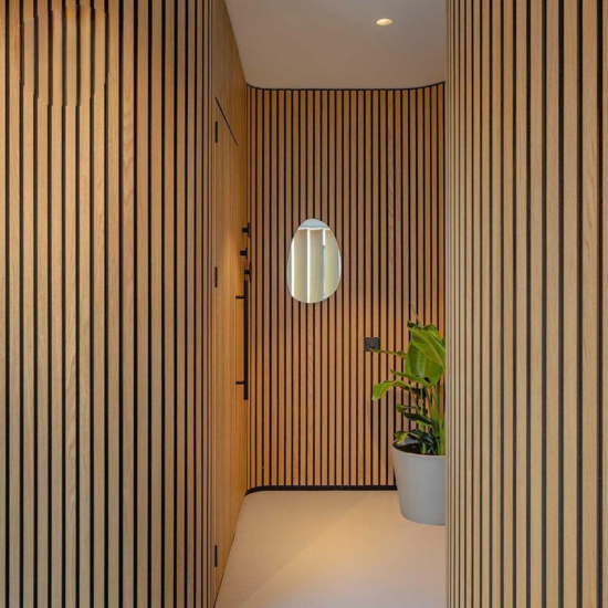 Flexible Curved Akupanels for Curved Architectural Designs