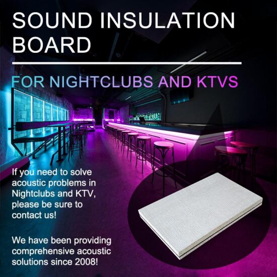 Acoustic Insulation Sound Board