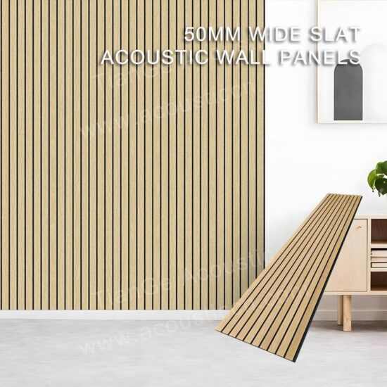 50mm Wide Slat Acoustic Wall Panels - Image 5