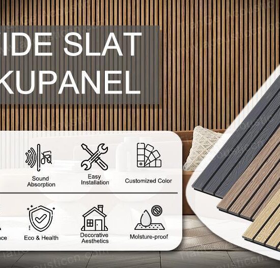 50mm Wide Slat Acoustic Wall Panels - Image 6