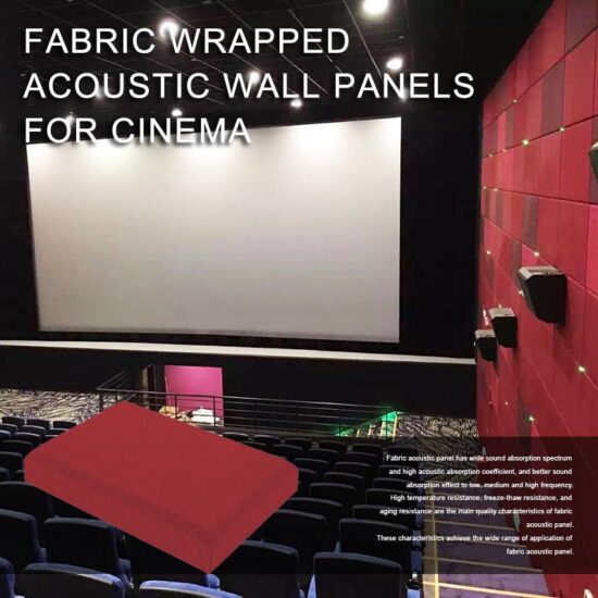 Fabric Wrapped Acoustic Wall Panels for Cinema - Image 2