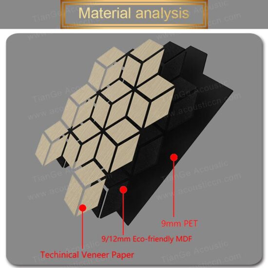 Diamond Decorative Acoustic Panels - Image 7