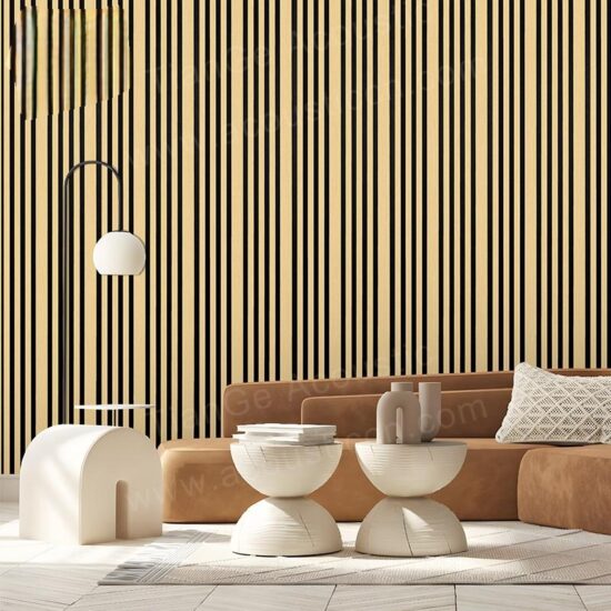 3-1 Gradual Straight Slatted Acoustic Panels