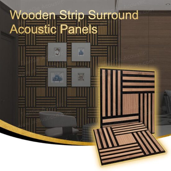 Wooden Strip Surround Acoustic Panels - Image 5