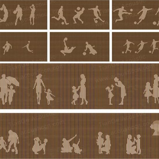 Slatted Wood Decorative Painting - Image 9