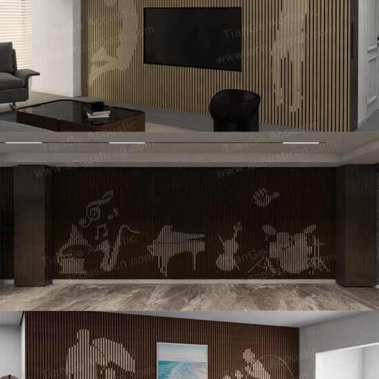 Slatted Wood Decorative Painting - Image 11