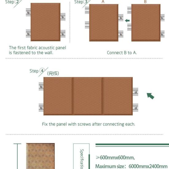 Aluminum Frame Fabric Acoustic Panel - Image 6