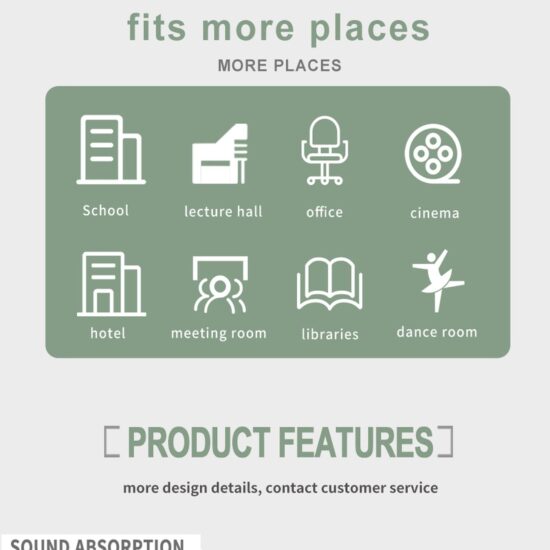 Polyester Perforated Acoustic Panel - Image 4