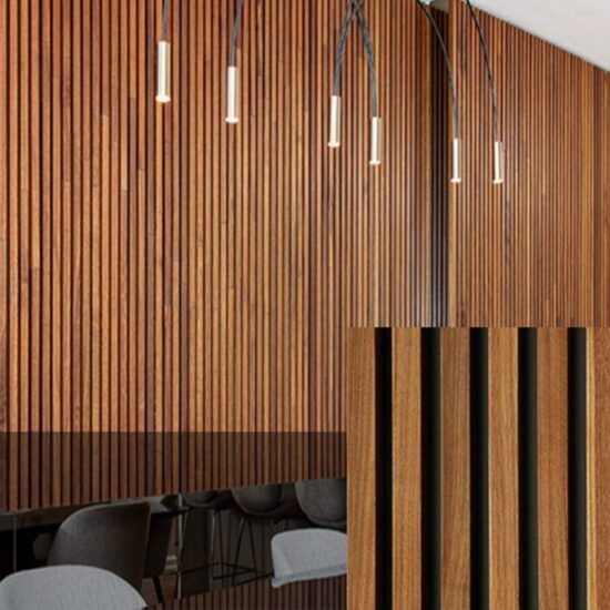 Slatted Wall Panels For Meeting Room